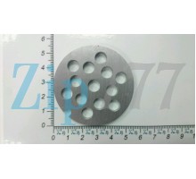 Z028.01 Решетка №4 (нерж) к мясорубке Аксион M11, М12,  М14, М21, М25, М31, М32, М33, М41 (D-53,5/8мм, раб. отв. 8мм, inox)