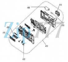 Плата управления для стиральной машины NA-106VC5 Panasonic AXW24V-11458