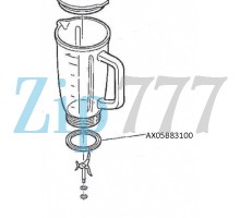 Резиновый уплотнитель для соковыжималки Panasonic AX05B83100