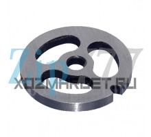 Z418.66 Решетка №4 обрезная для мясорубки Novex NMG -401, 402 и др. (D-53/8mm, inox)