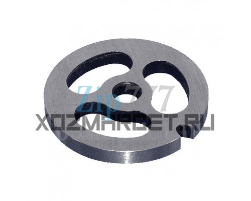 Z418.66 Решетка №4 обрезная для мясорубки Novex NMG -401, 402 и др. (D-53/8mm, inox)