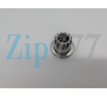 Z2277.59 Втулка шнека (металл) для мясорубки LARETTI LR 7600 (D-24/25,5/24mm, Z-12, H-24mm, посадка 10*10mm)